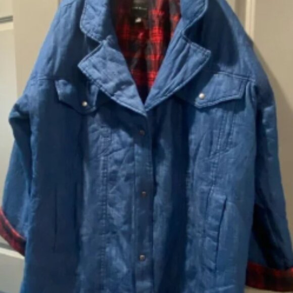 Warm denim and flannel lined jacket. - Picture 5 of 6
